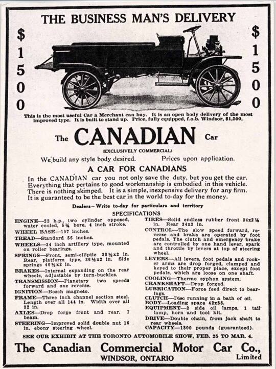 Gregory Burley:   · I came across this old advert , thought it interesting. Only $1500 back then... of course its all relative. That would have been a lot of money at that time. But I was not aware of other car manufacturers in Windsor. There were a few though.  https://www.facebook.com/photo/?fbid=416503620256131