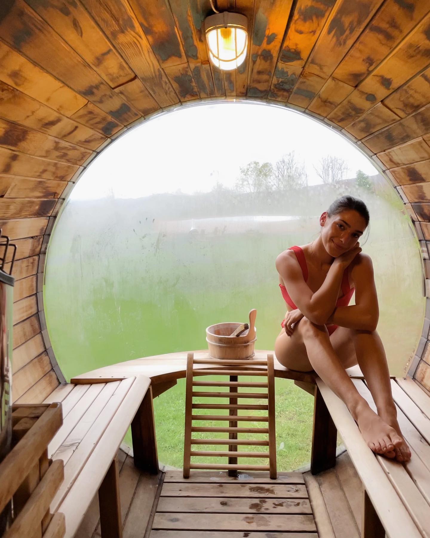 rejuvenating trip to the mountains 🌲 at the dreamiest upstate getaway @scribnerslodge  @scribnerslodge @ashleymarah