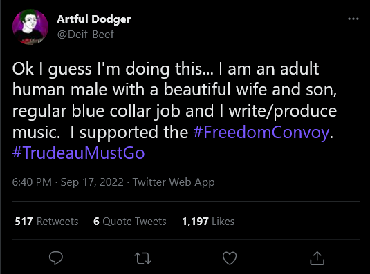 What the hell kinda "regular blue collar job" doesn't ask for taxes?

 #FreedomConvoy? #TrudeauMustGo? https://t.co/dhDJjnU5qu