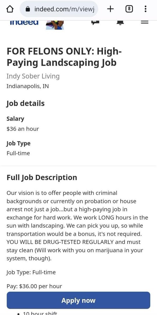 This makes me extremely happy. Everyone deserves a second chance, especially when they're trying to change their life and leave the streets. https://t.co/zvmdu9ymvU