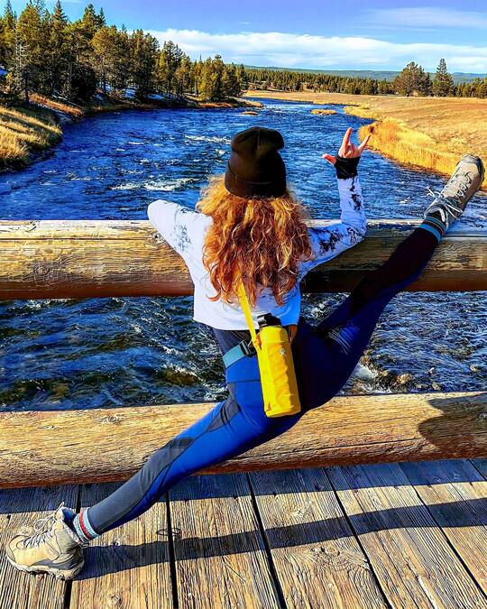 My favorite vibe ๐โค๏ธ๐ฅพ
@yellowstonenps ๐ป๐ค๐ผ xxx
 @rei @hydroflask @everyoneshike @yellowstonenps @womenwhoexplore @taylor_munholland @womenwhohike @weexploreearth @dirtbaggypsies @ontrailwith @rrawimpact
!Yellowstone National Park!
  @taylor_munholland