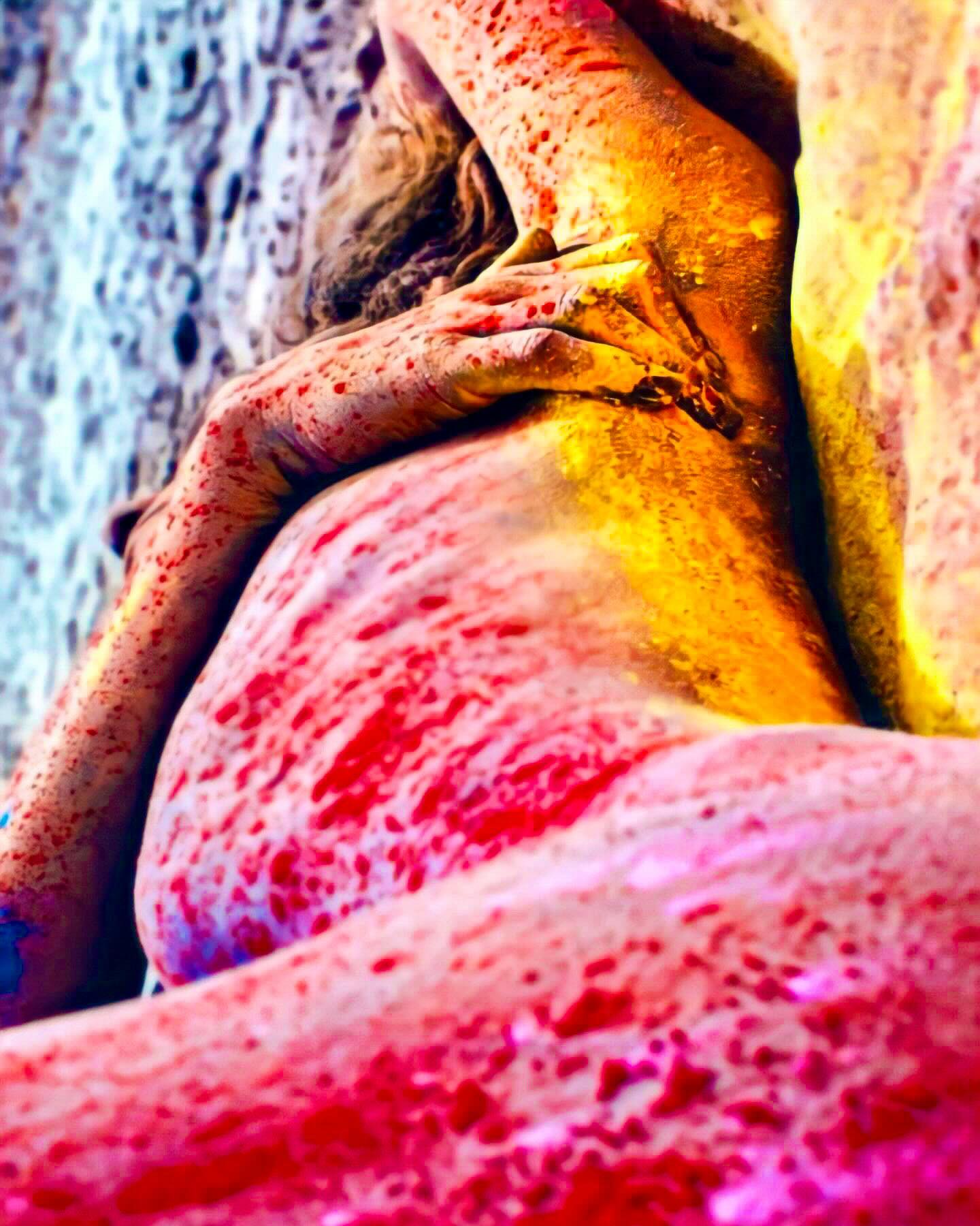Dear body of mine fighting chronic diseases & pain, I’m going to hold you & love you for all of our days.

It’s hard to fathom what being chronic is until you experience it firsthand. Often when you suffer from chronic diseases & pain starting at an early age you aren’t truly aware that anything is wrong or abnormal with you. It strangely becomes your “normal” & you end up pushing yourself harder to keep up with everyone. What I did know as a child was that I got sicker more often than my classmates. That I was one of few who had to go to the office to get meds. I knew something was wrong & scary when I saw my first specialist at the age of 7 & being diagnosed with my first chronic disease. But what I didn’t know was the full extent of what chronic meant. I always thought it would be something I would grow out of.

Over the years came more specialists, chronic diagnosis with 0 cures, being placed in case studies & undergoing multiple surgeries, treatments, therapies in both conventional & holistic medicine.

For me the worst part of being chronic is the absolute uncertainty. I don’t know when, where or why I’m going to have a flare or of what magnitude. I’ve tracked my symptoms over the years & there has been much I’ve learned but there is still so much that is uncertain.

The scariest moments I find is my body becomes debilitated & disabled due to the severity of the pain; to the point I struggle breathing, feel as if I’m suffocating & am internally (at times externally) screaming.

The most recent one of these events occurred last week. I believe the flare was due numerous factors all hitting & exploding at once. I ended up going to the Emergency Room, where I was thankfully treated with such incredible empathy & care by the doctor & 7 nurses. Being reassured the whole time they would do everything they could to help me & alleviate the pain. Which they did & I have been thankfully recovering!

Being chronic is frightening & heartbreaking. You question all the what ifs & what your life would look like if your body wasn’t under the constant state of being attacked. We need more research, find cures & end the suffering of all chronic ailments. #rrawimpact<br> @taymunholland