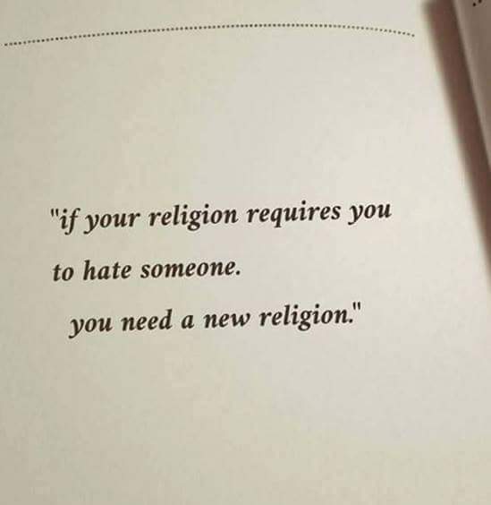 Religion is more than weak.