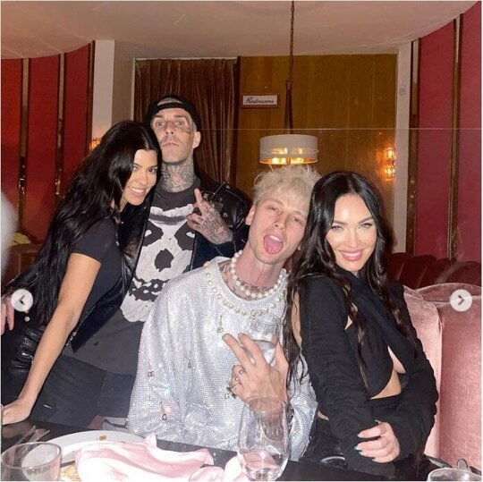 Kim literally saw Kourtney and Megan  Fox getting attention and said &ldquo;I gotta get me one of those&rdquo; https://t.co/gyp53bauFI