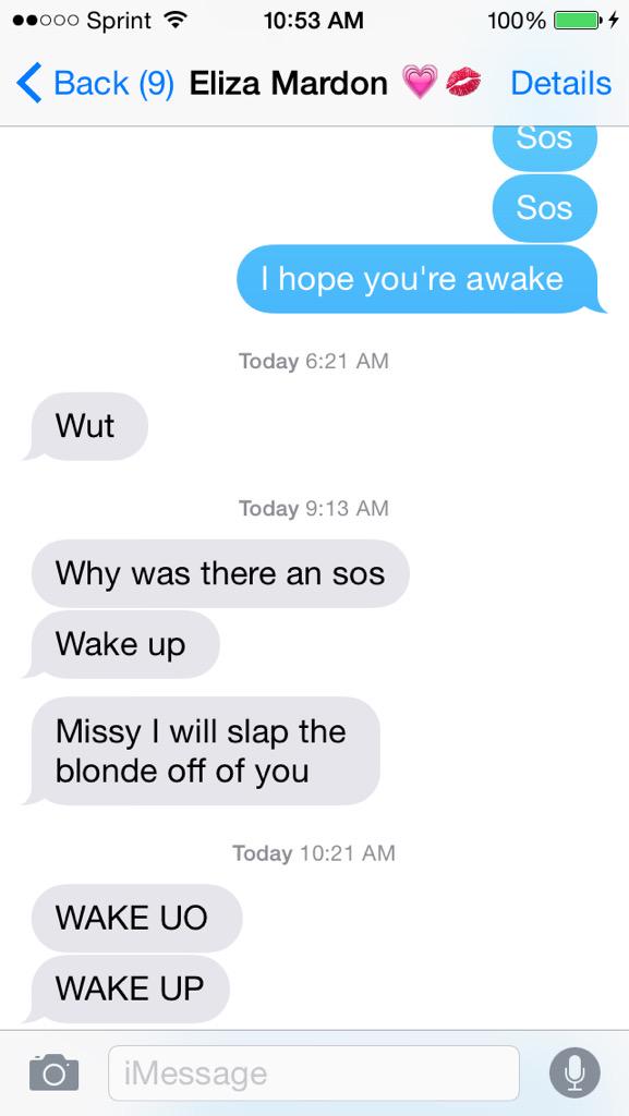Eliza is a little on the violent side today http://t.co/Syubf3h7H9