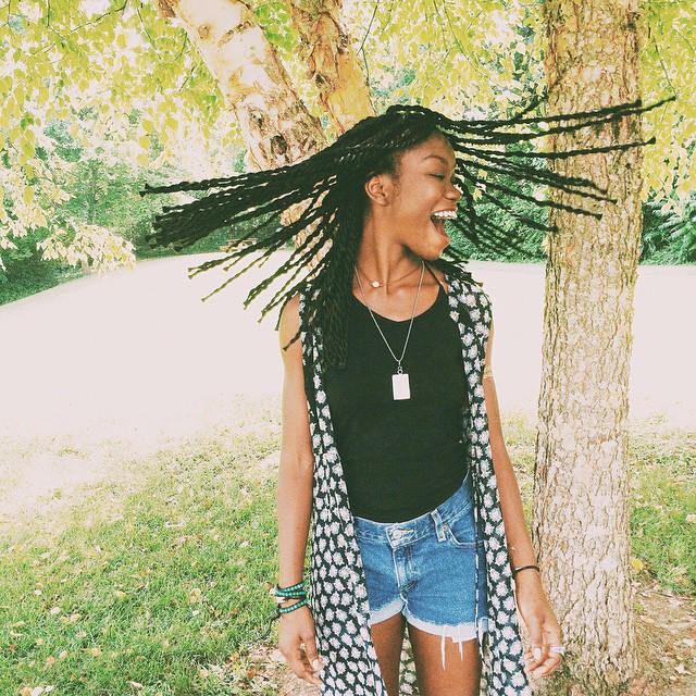 Life's what you make it so let's make it ROCK!! #whipingmyhair#vscocam  @jaydaiye