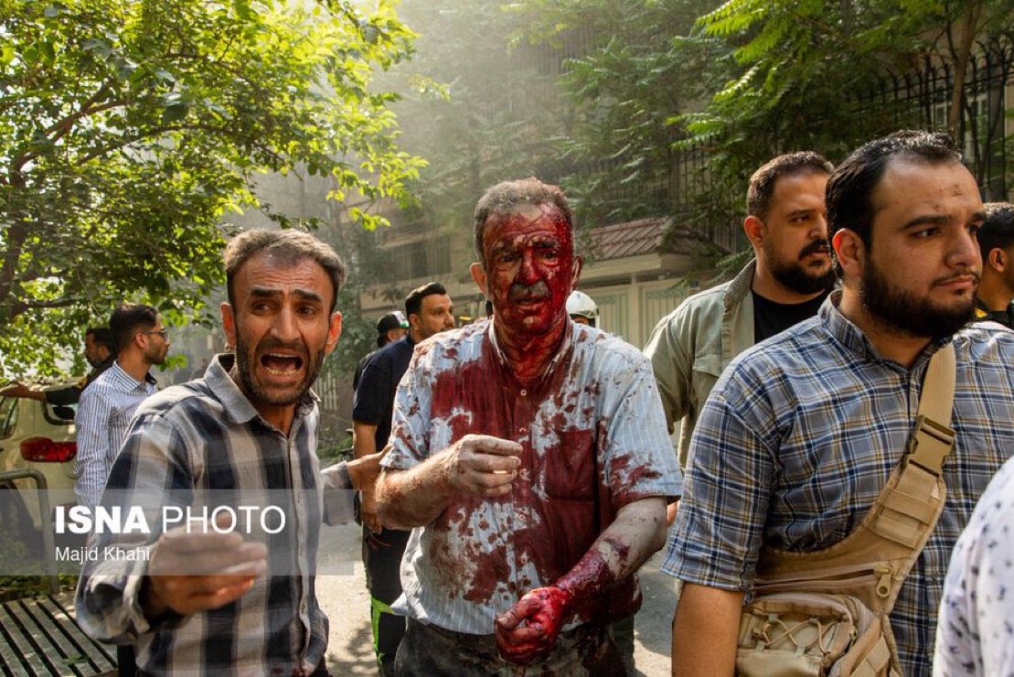 Israel is not targeting military sites — it is targeting people. Women, children, and ordinary civilians are being killed in their homes, hospitals, and streets. This is not self-defense. This is a war crime. #IranUnderAttack #WarCrimes #CiviliansUnderFire #Israel 