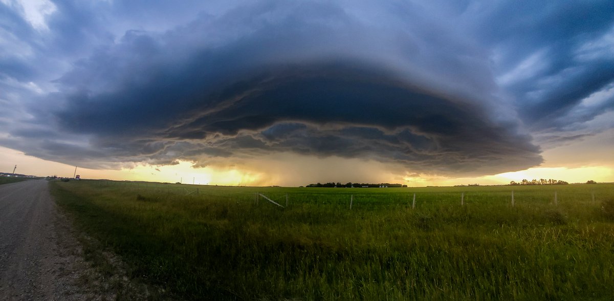 North of Olds. 7:30. #ONstorm