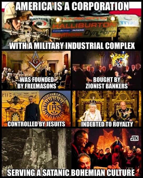 With Technocrats bringing us into One World Government. 