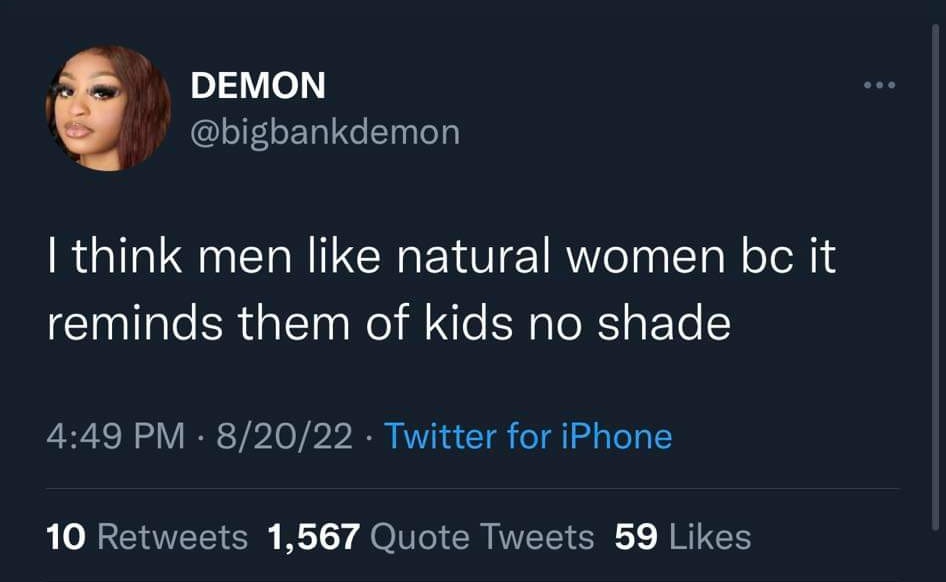 The girl's brains are cooked. https://t.co/bQUIwYlCKW

@ModestMama_