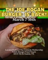 Don’t miss the JRB available behind @comedymothership
March 7-16th!
The JRB: A Spicy double bacon cheeseburger designed in collaboration with Joe Rogan featuring his @senorlechugahotsauce hot sauce
We will be offering the JRB, and our NADC Burger at the truck! Hours below:
M-Th: 5-12
F/Sat: 12-12
Sun: 12-5
๐ธ @thiccboymedia
!Austin, Texas!<br> @joerogan