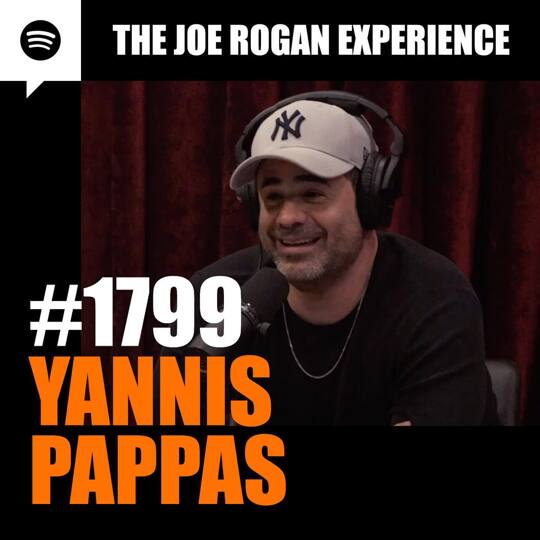 I had a great time chopping it up with the great and powerful @yannispappas! Available now on @spotify
  @joerogan