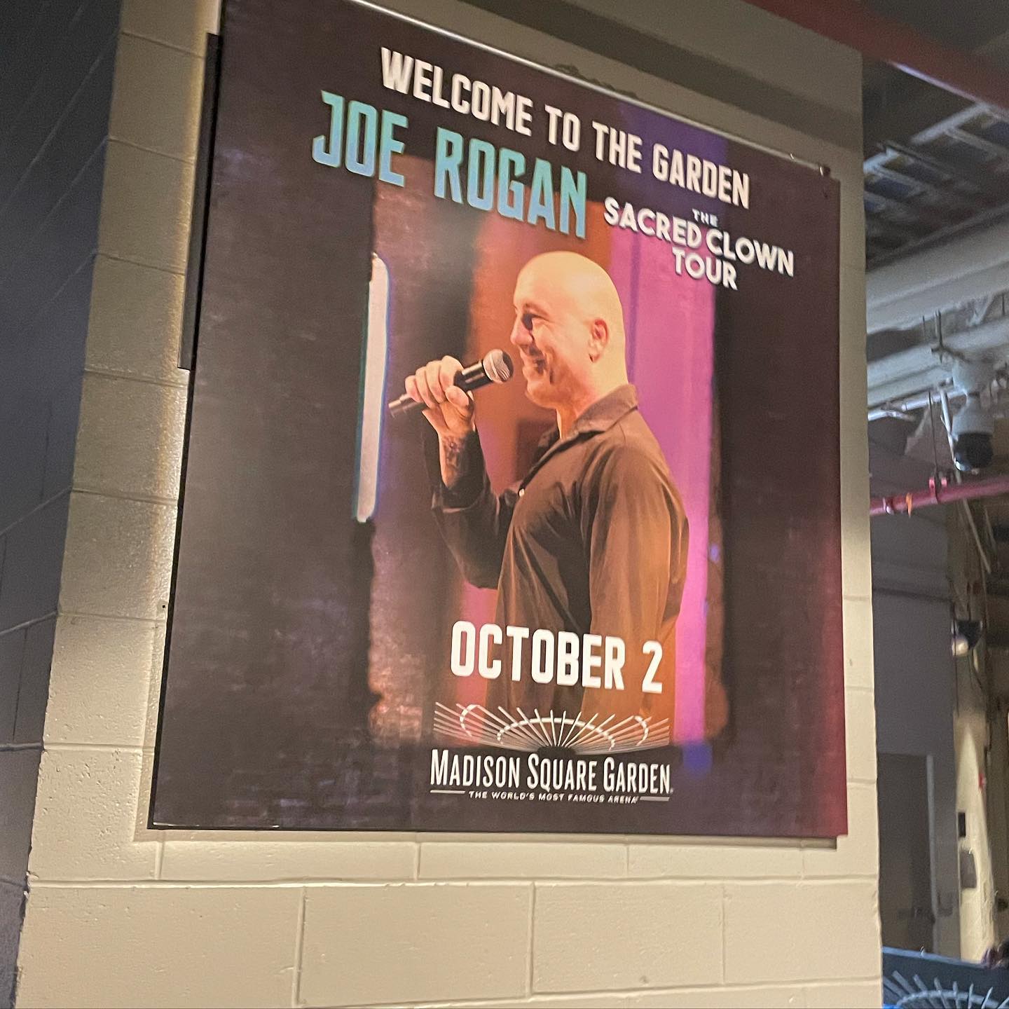 We’re in the building.  @joerogan