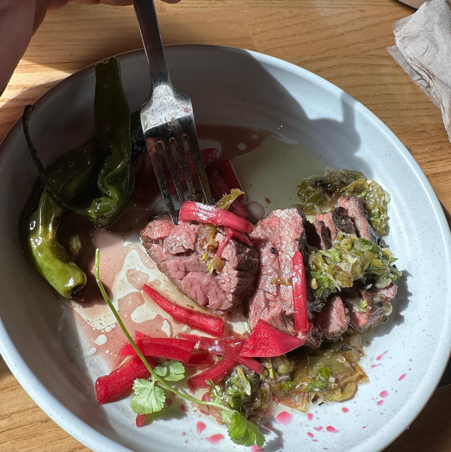 The smoked bavette at @loroeats is legit!  @joerogan