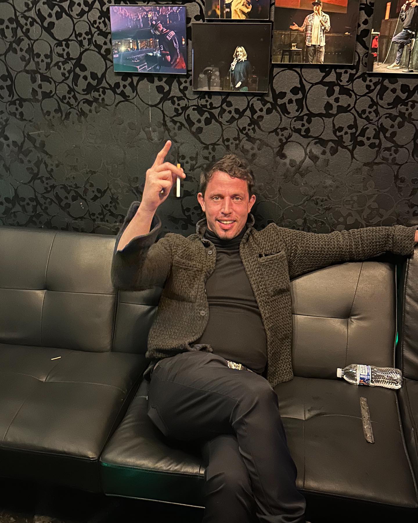 The birth of an idea with @tonyhinchcliffe in the @vulcanatx green room.  @joerogan