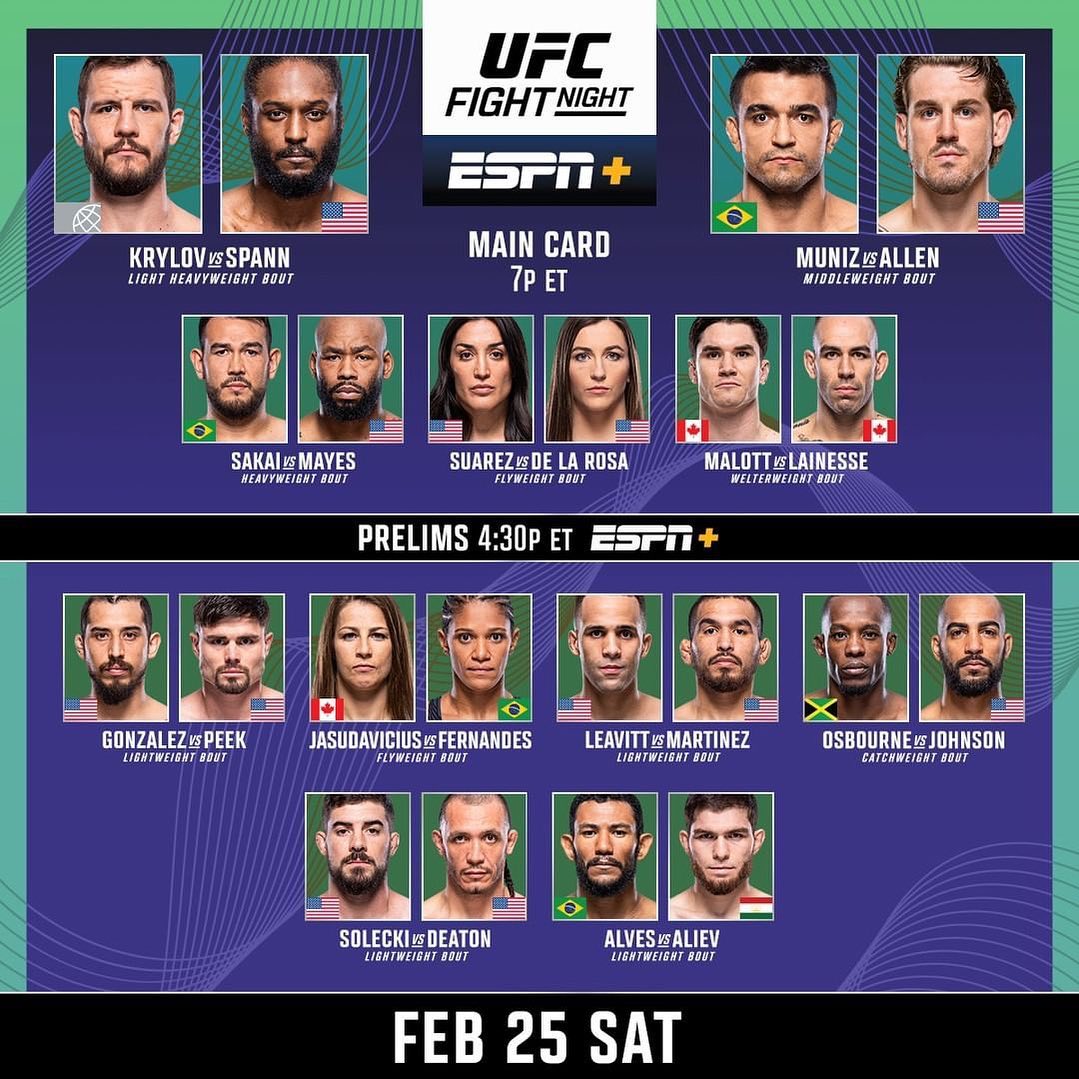 Great fights tonight on ESPN+!
Repost: @ufc Eleven fights LOADED with action coming your way at #UFCVegas70 tonight 🔥

Drop your picks 👇  @joerogan