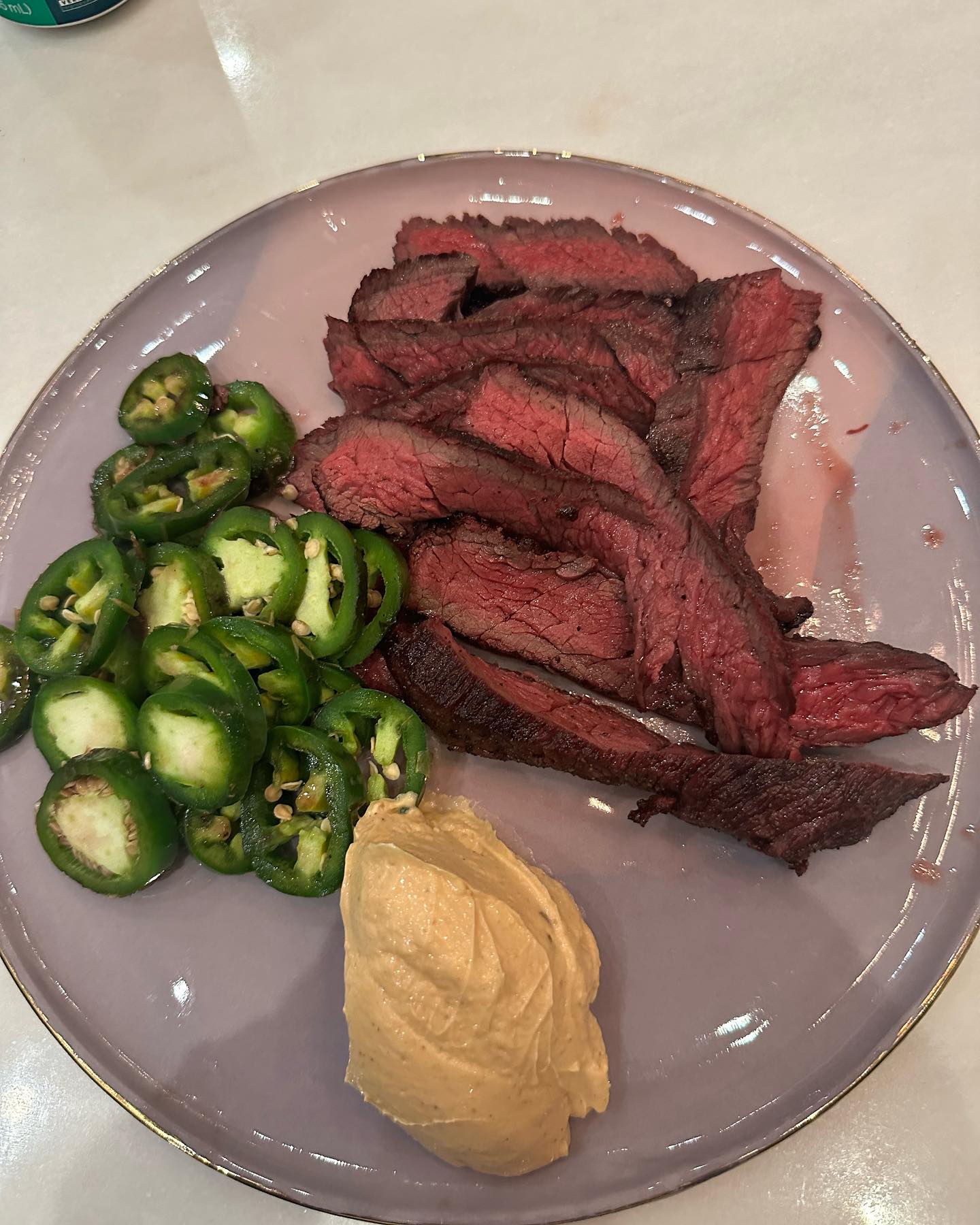 Elk and Jalapeños for tonight and meal prep for the rest of the week.
The yellow/orange stuff is @primalkitchenfoods chipotle lime mayonnaise.<br> @joerogan