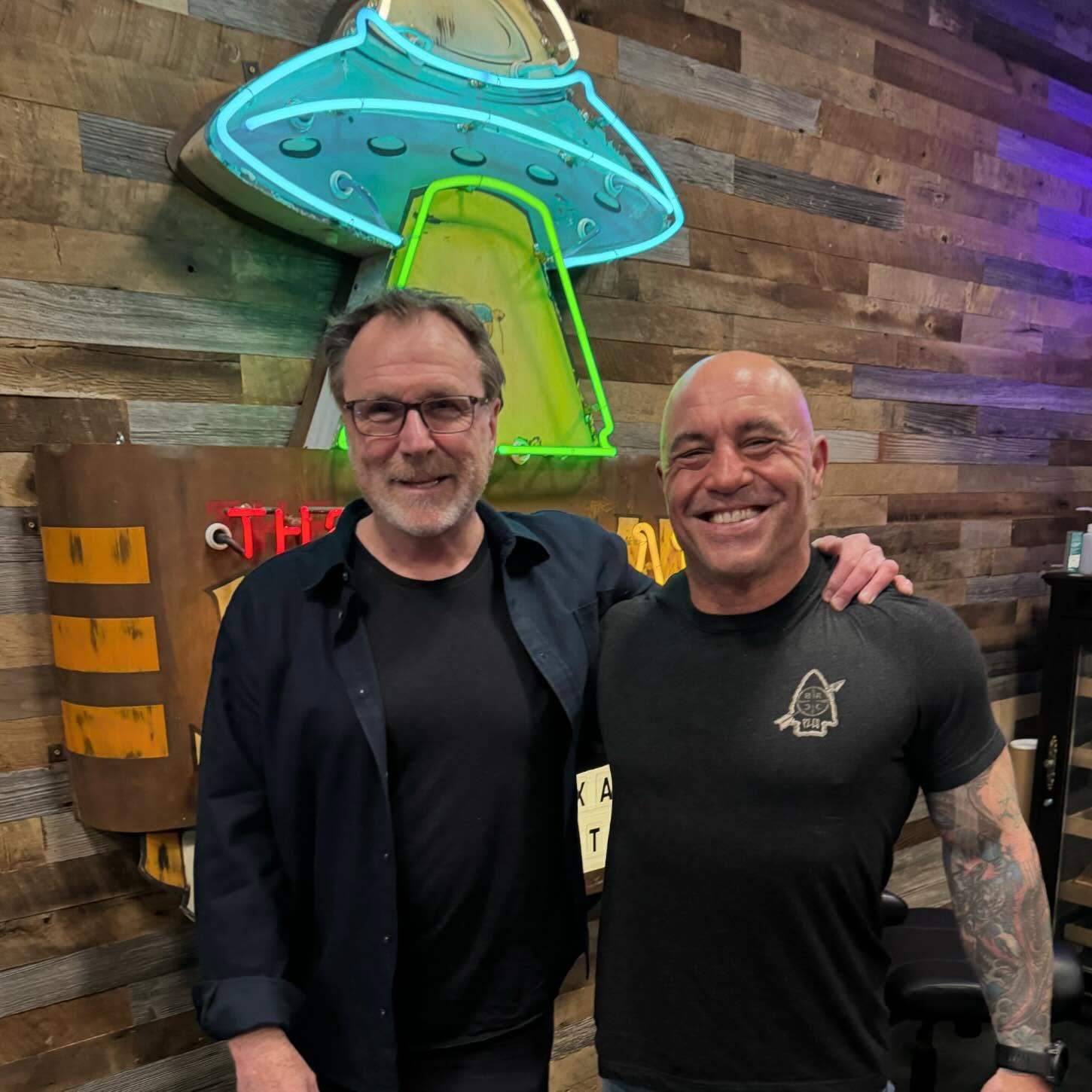 A great time with the legend! Former host of one of the best shows ever, “tough crowd” the great and powerful @iamcolinquinn! Now available on @spotify @youtube and @apple  @joerogan