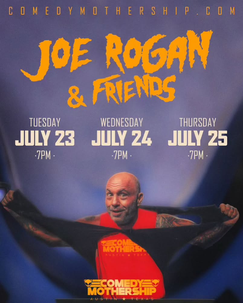 This week at @comedymothership! http://comedymothership.com  @joerogan