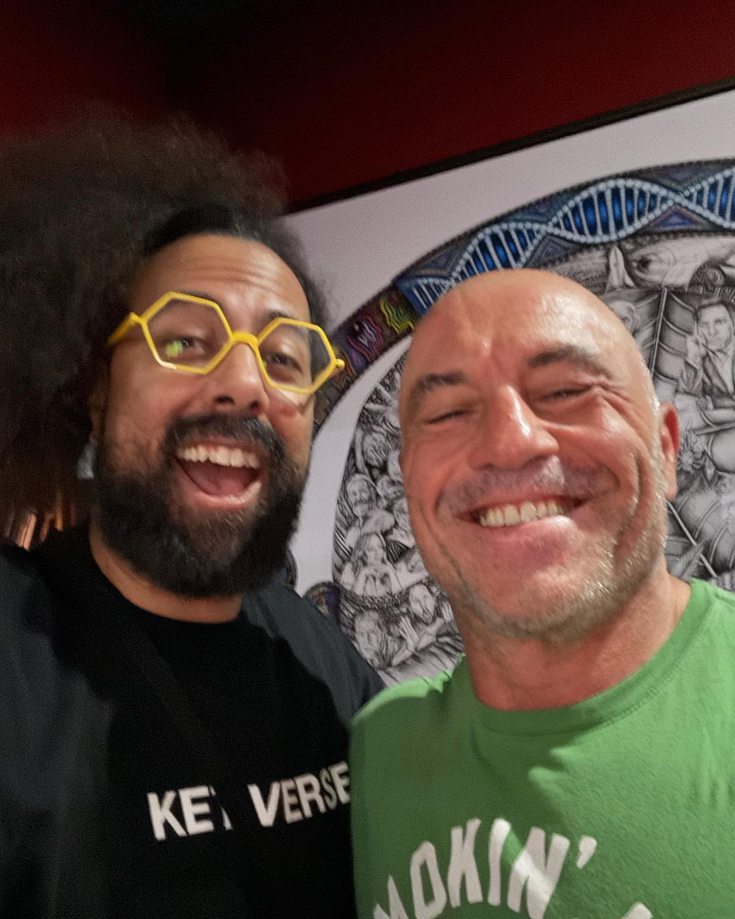 The great and powerful @reggiewatts! Always a fun conversation with Reggie! Now available on @spotify<br> @joerogan