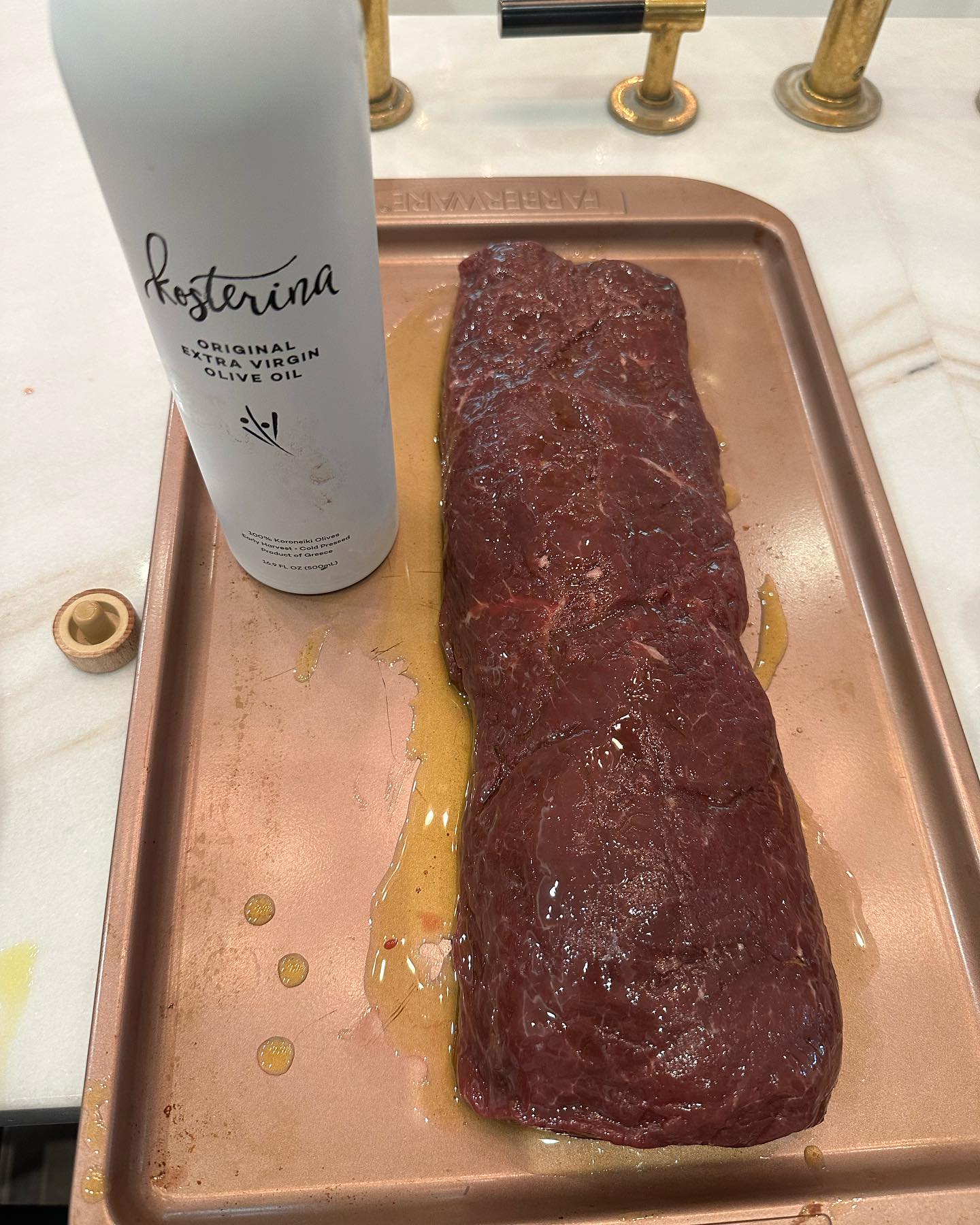 Cooking elk rubbed with @kosterina olive oil and @traegergrills blackened Saskatchewan rub at 265 on the grill, and then when it hits 115 degrees internal temperature I finished off by searing it on a cast iron skillet in beef tallow. It was as good as it looks. #ieatelk<br> @joerogan