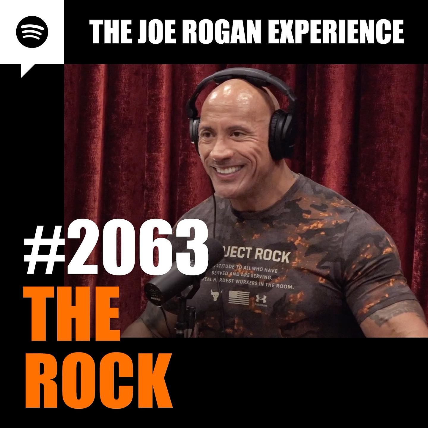 Had a great time with @therock! Now available on @spotify  @joerogan