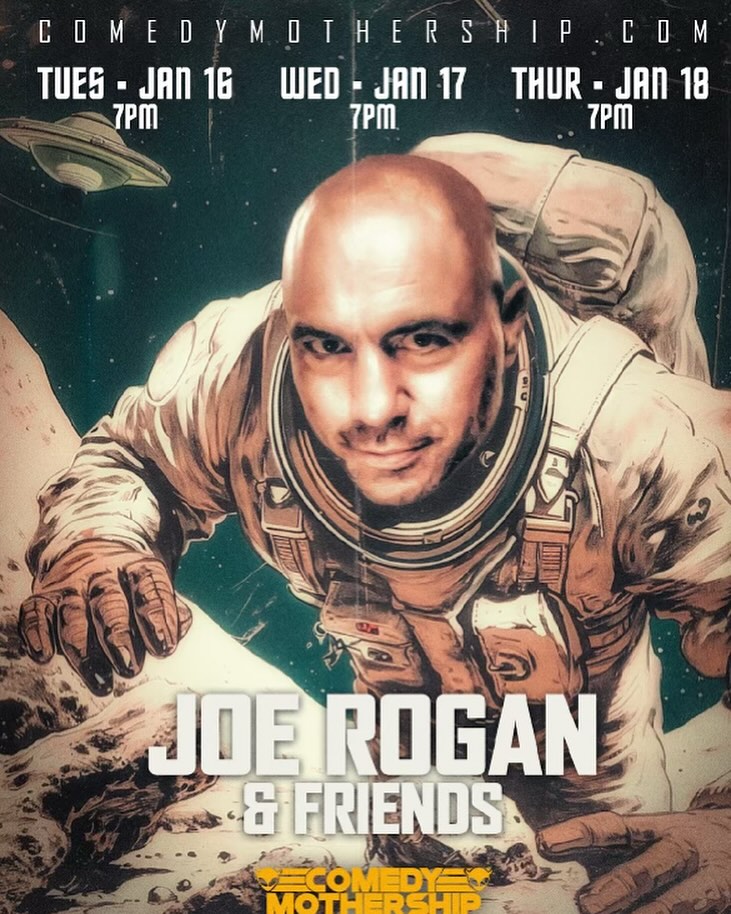 Austin! Tickets for this Tuesday Wednesday and Thursday are on sale now! http://comedymothership.com @comedymothership  @joerogan