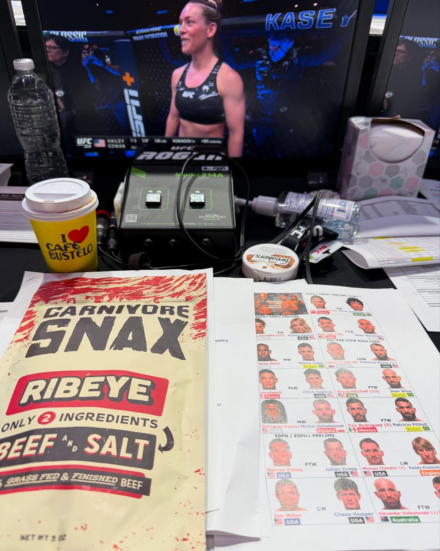 Time to get down. #ufc314
@carnivore.snax  @joerogan
