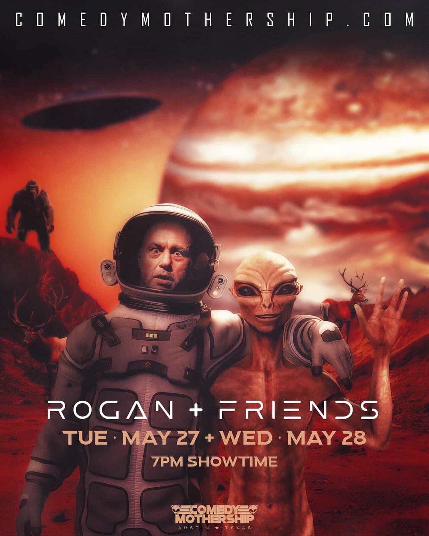 Tickets for this week available now at comedymothership.com @comedymothership  @joerogan