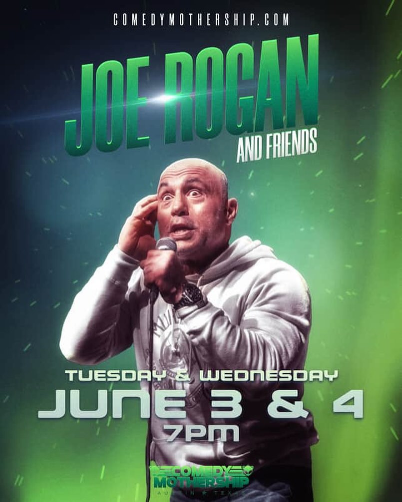 Tickets on sale now for Tuesday and Wednesday @comedymothership comedymothership.com  @joerogan
