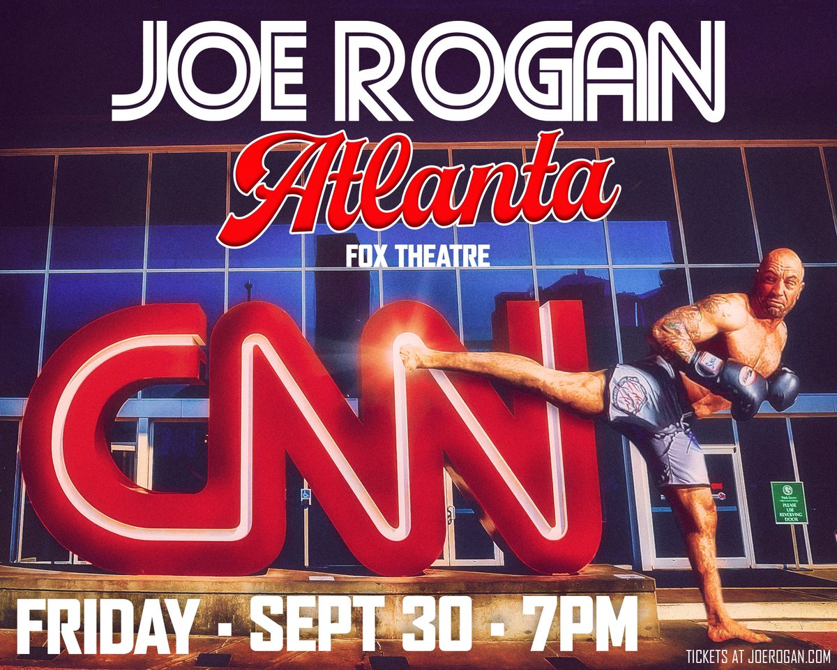 Atlanta! Tickets go on pre-sale Wednesday July 27 at 10am local time.  Password is ROGAN http://joerogan.com https://t.co/VpPAA2BXC7