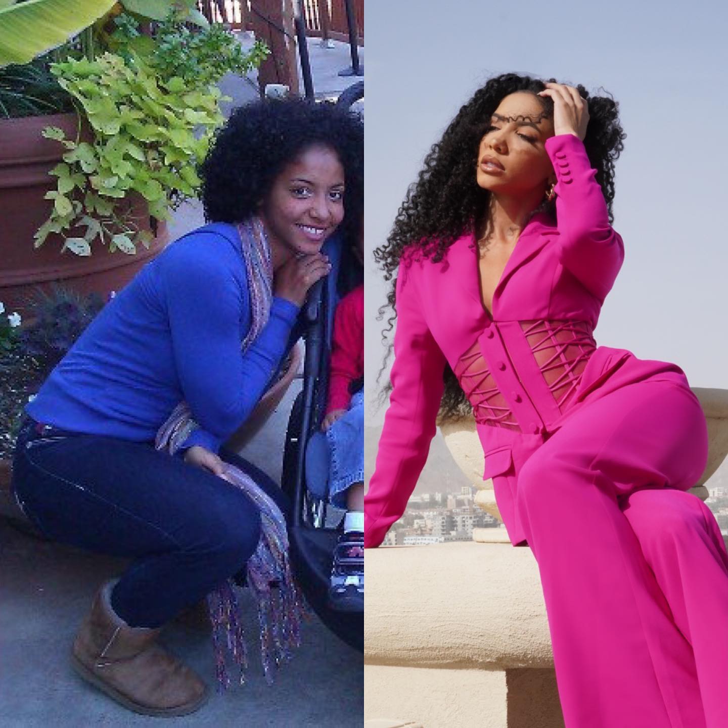 #10yearchallenge lol in 2012 I was barely a year out of the big chop, I had 20 extra pounds on me (mostly muscle thanks to track and field), my skin was battling constant breakouts, and I hadn’t touched a Miss America or Miss USA pageant stage at any level lol. I still have those Uggs though 😂😂 #10yearschallenge @chesliekryst