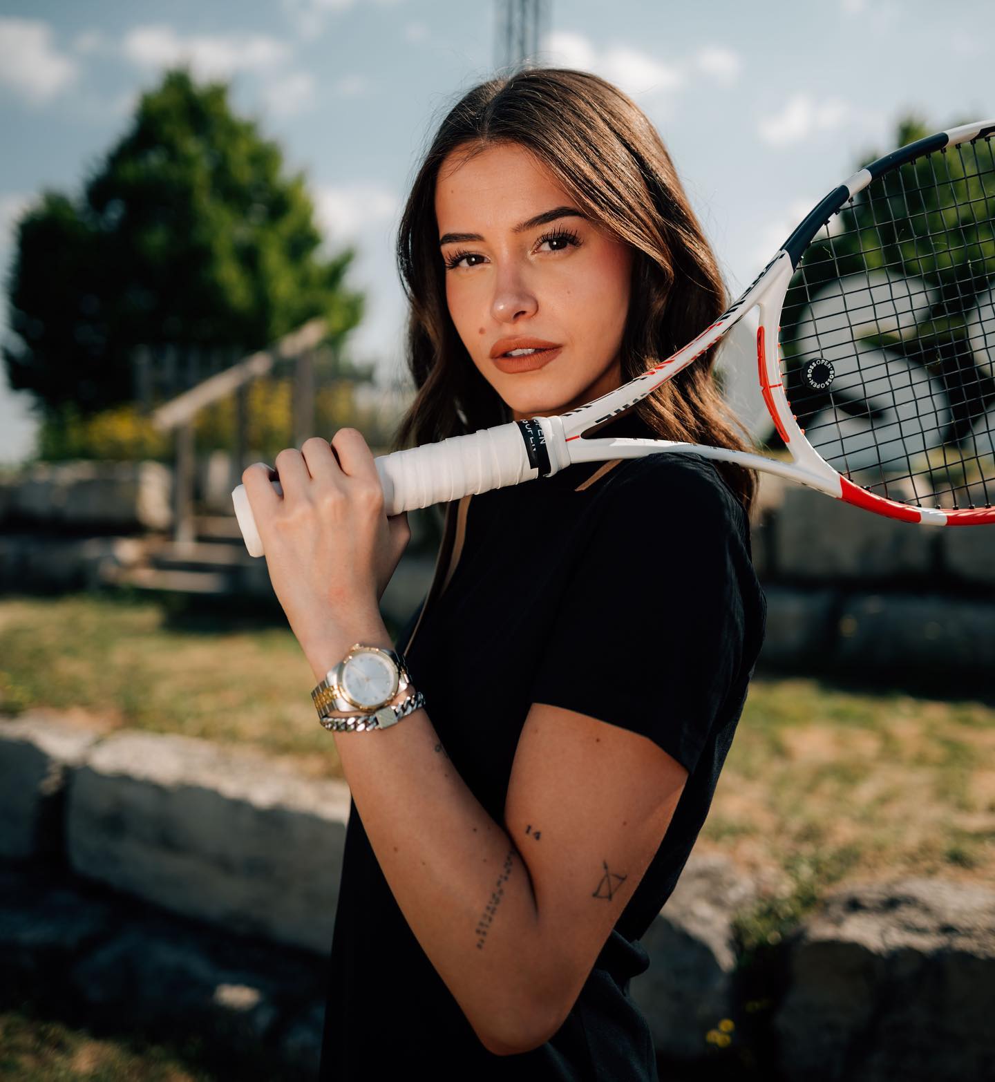 Tennis women for the weekend🎾❤️ @boss #BOSSWatches #BeYourOwnBOSS<br> @leaelui