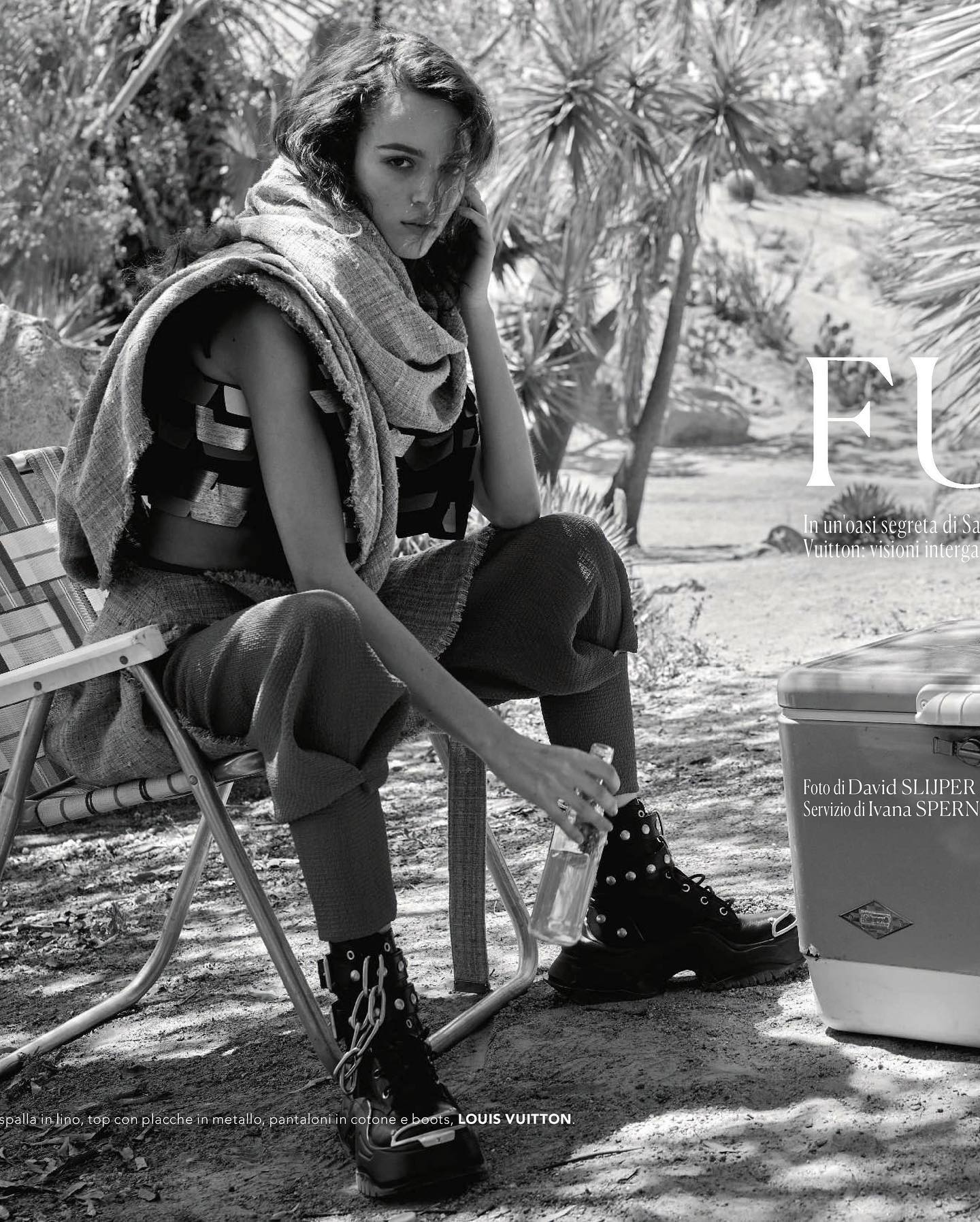 more from my cover story with @louisvuitton x @marieclaireitalia ⚔️

!San Diego, California!<br> @emm_arruda