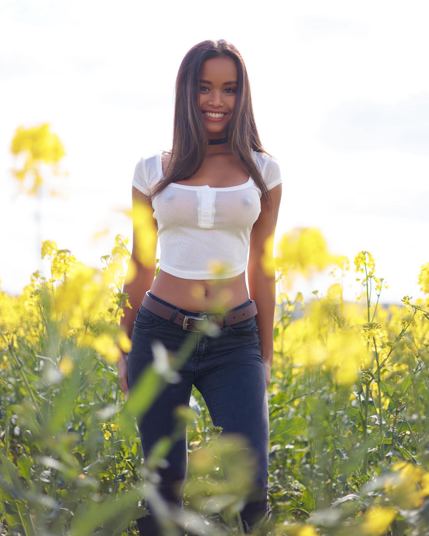 In the midst of the flower fields, she stood out like a blossoming rose.
#cotswolds #britain #uk #unitedkingdom #england #countryside

!Cotswolds!<br> @putriwithlove