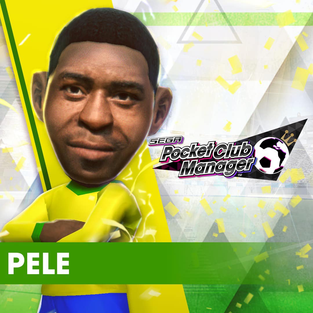 To all those who love football on & off the pitch. Continue my legacy as I make my debut on SEGA Pocket Club Manager (SEGA Pocket Club Manager). Add me to your squad and create the best club!
#sakatsuku #サカつく
.
Para todos aqueles que amam futebol, dentro e fora dos gramados. Continue o meu legado enquanto eu faço minha estreia no SEGA Pocket Club Manager. Me adicione no seu time e crie o melhor clube!
@Pele