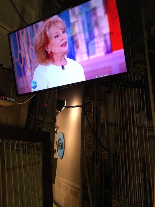 Nice to be back with the ladies of @TheView @ABC today. https://t.co/jbzJTpA0gc