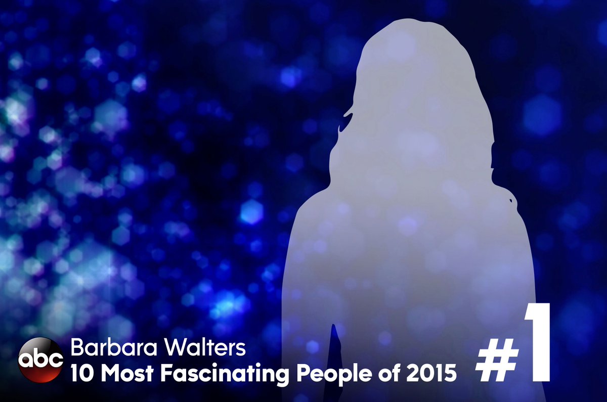 Who will be @BarbaraJWalters #mostfascinating person of 2015? Find out next!! https://t.co/TdgioznVrU

@ABC2020