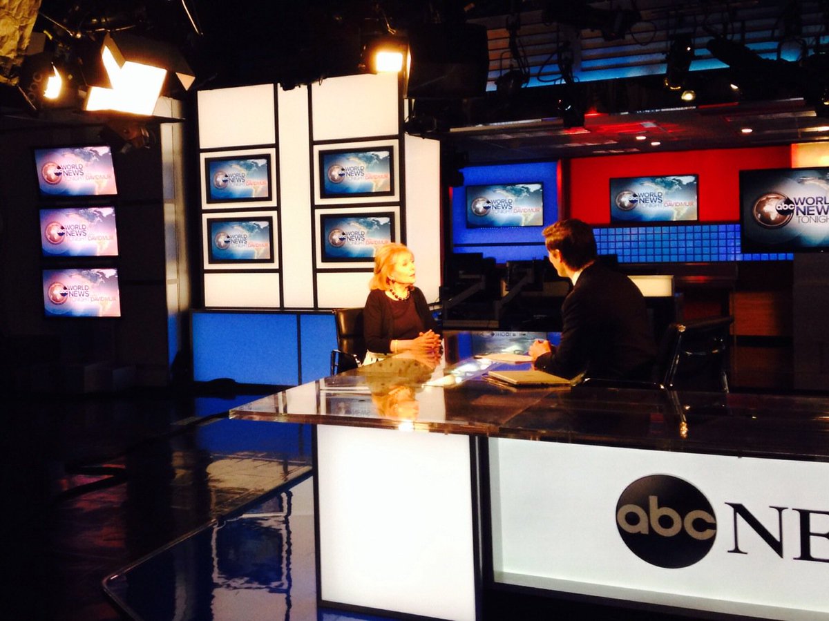 @BarbaraJWalters remembering Nancy Reagan on @WNTonight - more tomorrow on @GMA https://t.co/4pV6KjEBeV

@azanyc16