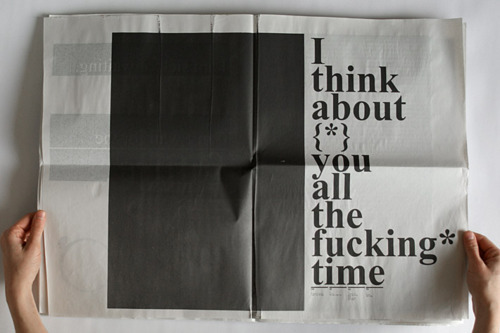 I think about you all the fucking time