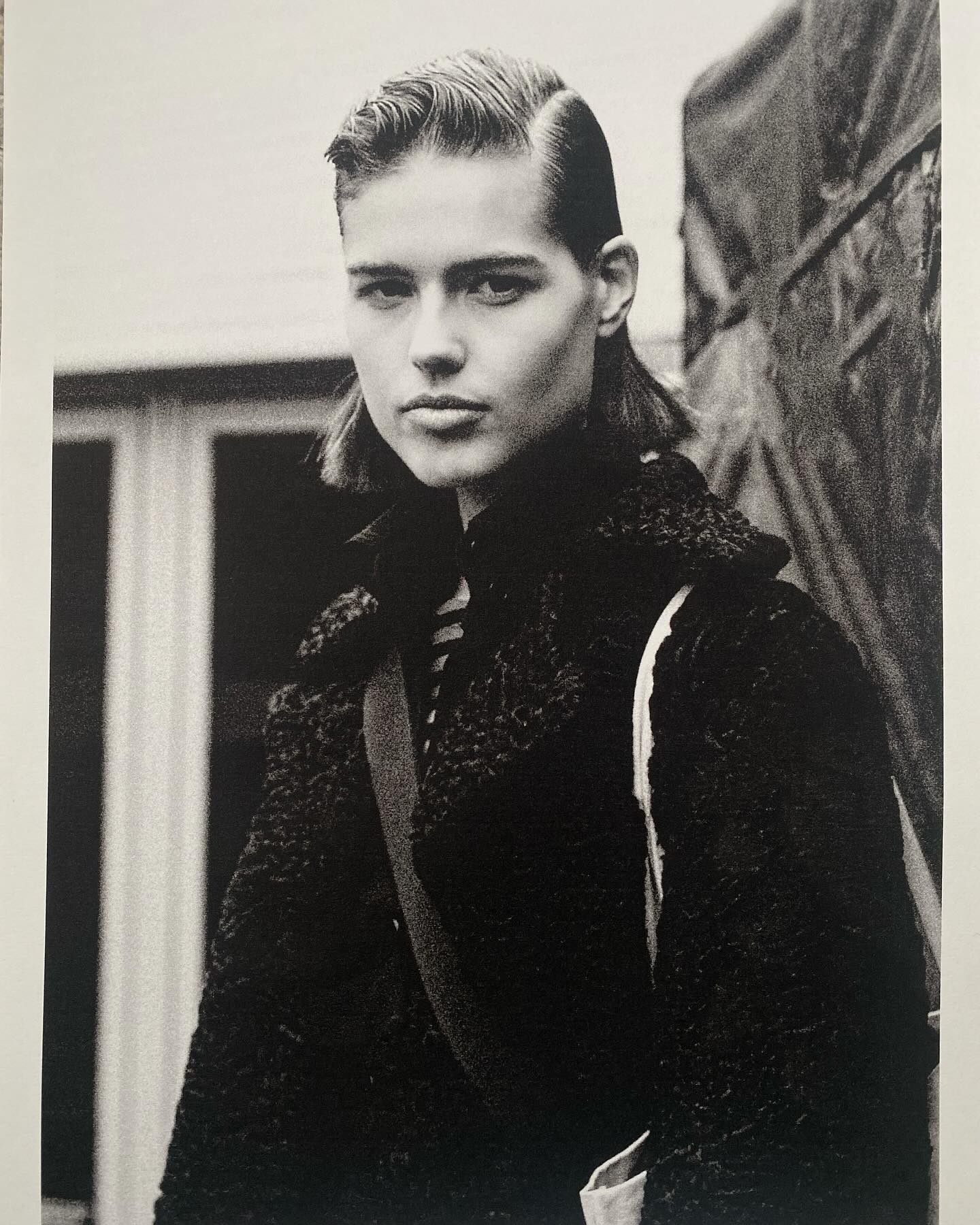 Revisiting old photos. Portrait of Olivia after the @balmain show in Paris during PFW 2020 just before the world shut down. @olicoool  @olicoool