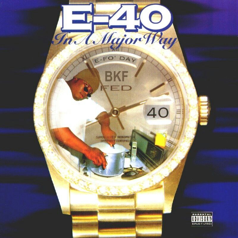 In a Major Way is the second studio album by American rapper E-40, released March 14, 1995 on Jive and Sick Wid It Records. It peaked at number 2 on the Billboard Top R&B/Hip-Hop Albums and at number 13 on the Billboard 200, selling 70,000 copies in its first week. The album is certified Platinum by the RIAA.   ~Wikipedia https://en.wikipedia.org/wiki/In_a_Major_Way 