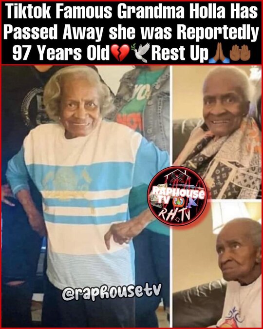 Tiktok Famous Grandma Holla Has
Passed Away she was Reportedly 97 Years Old💔🕊️Rest Up🙏🏾🤲🏾 https://t.co/02tHcwKjYc

@raphousetv2