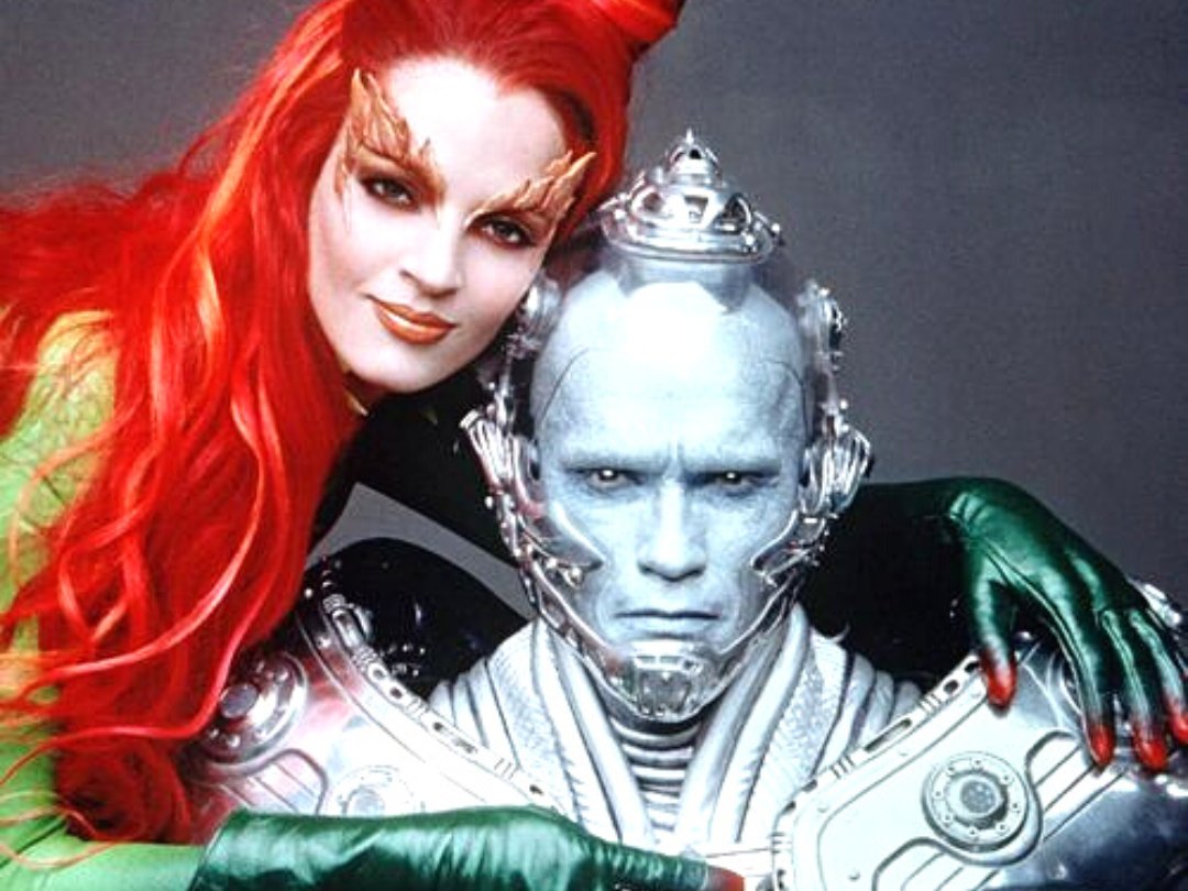 #TBT Uma Thurman and Arnold Schwarzenegger in Batman &amp; Robin (1997) https://imdb.to/3bfldEh https://t.co/K9Upp6fWpW