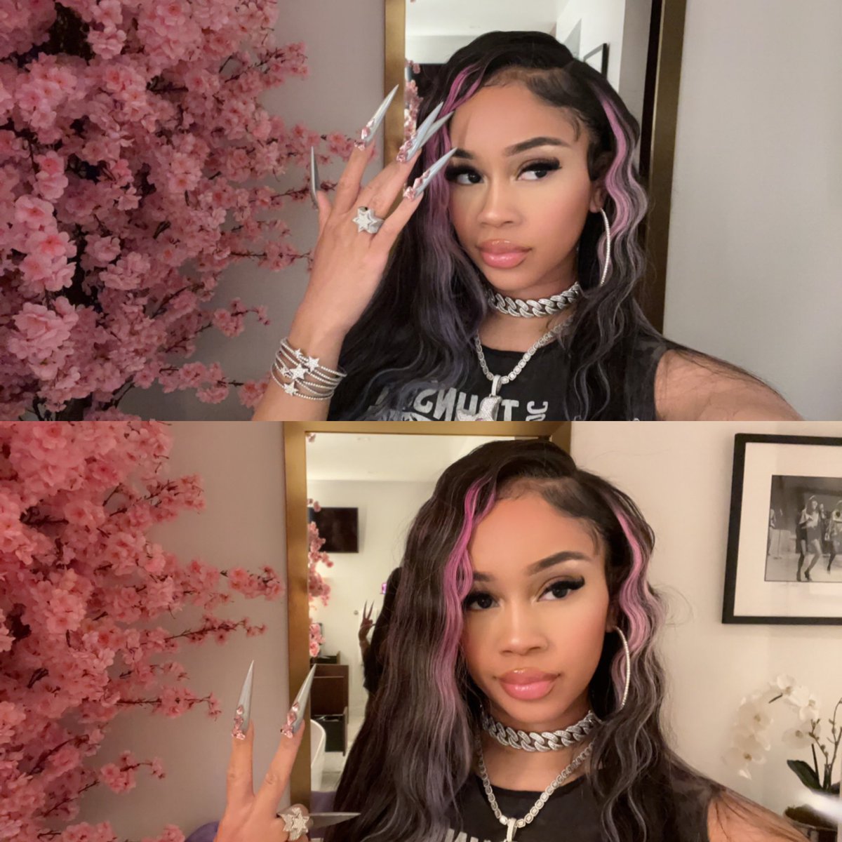 ✨🌸🖤🌸✨ https://t.co/QL3HZ9gmew

@Saweetie