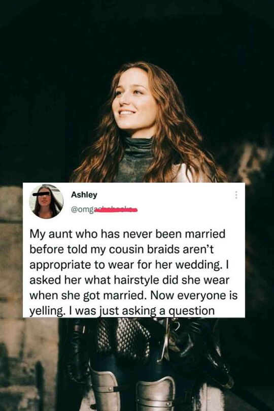 Maybe nobody wanted to marry here cos she kept yelling at everyone all the time 