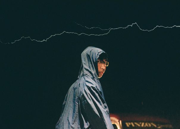 My Friend Took This Picture Of Me Exactly When The Lightning Struck!   #perfectlyTimedPhotos