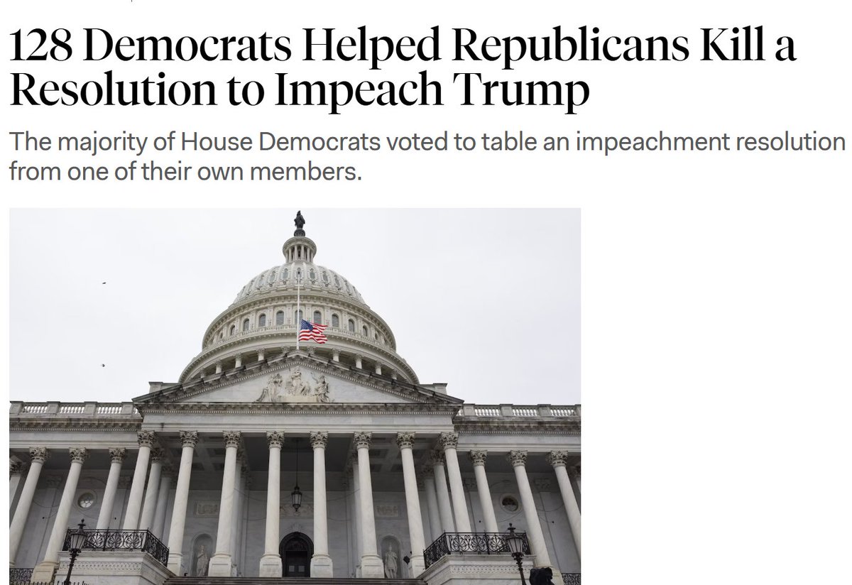 Yall beg me for $5 every single day to "Stop Trump", "Trump is so dangerous" 

But he's not dangerous enough to even CONSIDER impeaching? I hope u spent that $5 on a spine

https://x.com/BlakPantherBabe/status/1937883731768869064