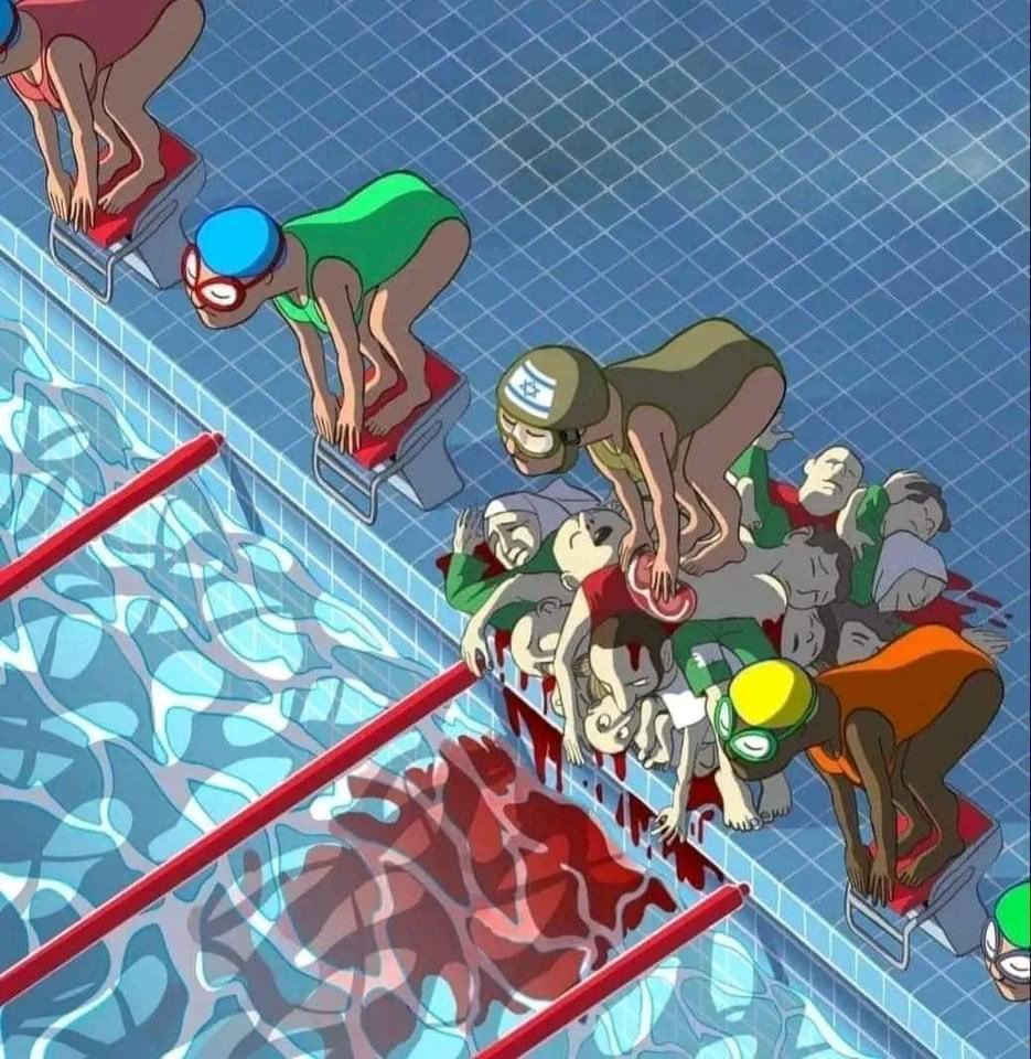 Fuck 

 #TeamIsrael #Israel #Zionism #Olympics2024Paris #Olympics

https://x.com/sound_boxxx/status/1818411652930498575