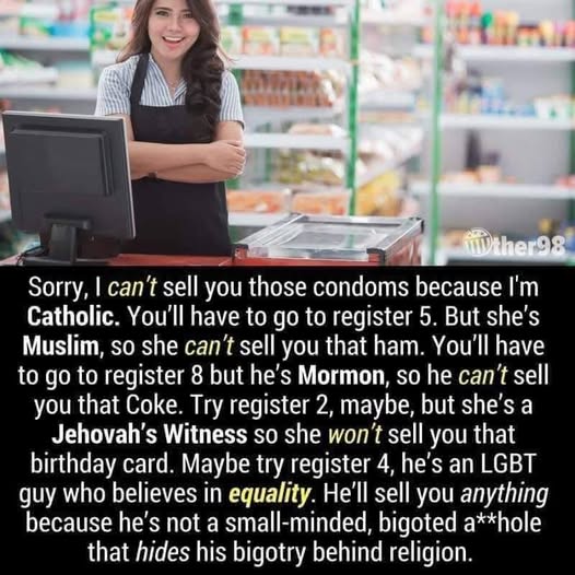 Religion is the bane of humanity. 